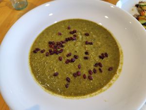 Green Power Soup of the day at Gaumenfreuden in Horgen
