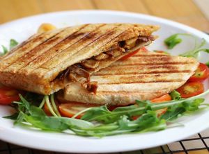 Vegan Panini at Manifreshto in Chiang Mai