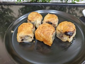 Chocolate borek (only vegan dessert for now) at Çiğköftem in Barcelona
