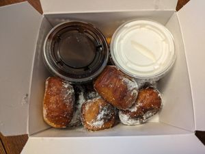 Soft pretzel bites at Dirty Frank's - Worthington in Columbus