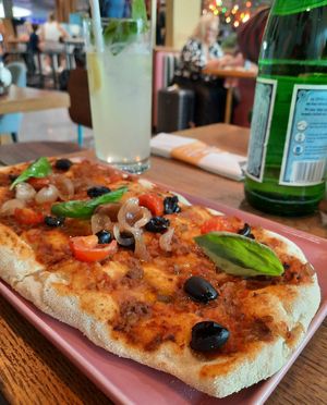 Pizza Vegana & Homemade Lemonade at FRA - Pezzo di Pane in Frankfurt