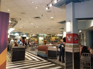 Hollywood & Vine interior.  Meet the characters! at Walt Disney World - Hollywood & Vine in Lake Buena Vista