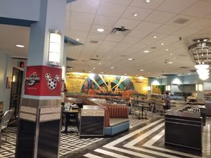 Hollywood & Vine interior.  Everything is Art Deco inspired. at Walt Disney World - Hollywood & Vine in Lake Buena Vista