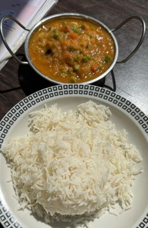 Rice with vegetables Nepalese dish   at Sabor do Nepal in Lisbon