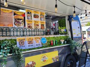 Food truck front at Falafel ji in Oslo