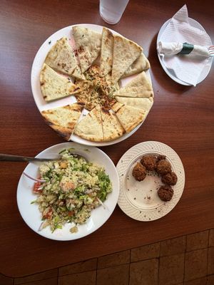 All the vegan options  at Istanbul Restaurant in San Juan
