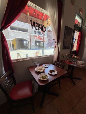 Window seat  at Istanbul Restaurant in San Juan