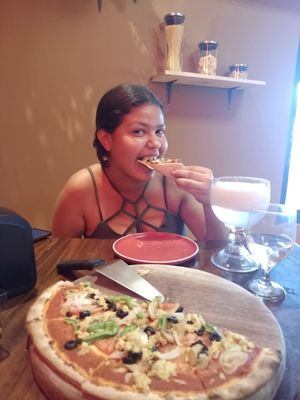  at Mi Pizza  in Liberia