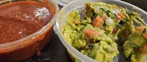 Salsa and Guacamole at Cafe Sabor in St George