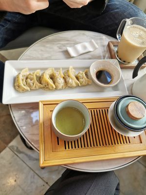 Oolong Tea, Dumplings and Taiwanese Bubble tea at The Light - Tea House in Prague