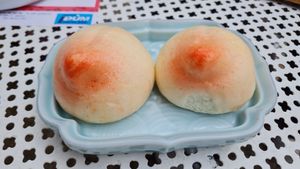 Red bean dumplings at The Light - Tea House in Prague