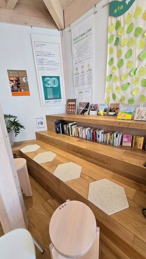 Upstairs at CIRTY CAFE in Tokyo