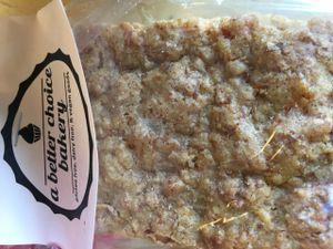 Local vegan, gluten-free carrot blondie at Dawson's Market in Rockville