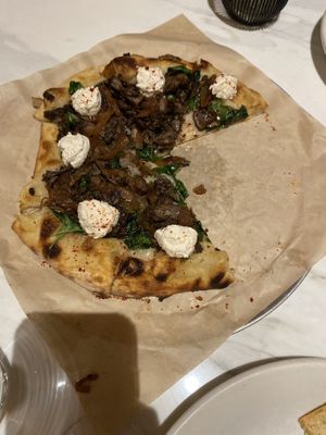 Spinach Mushroom Pizza  at True Food Kitchen - The Forum Shops at Caesars in Las Vegas