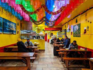 Inside of Taqueria Cancun at Taqueria Cancun - Prita Hotel in San Francisco