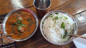 Vegan Butter chicken at Chatkhara By Krishna in Edmonton