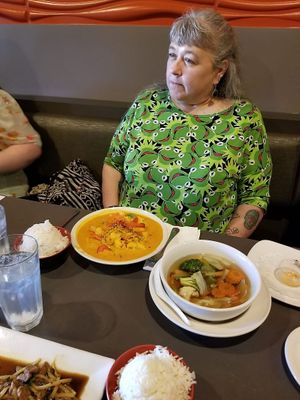 Yellow Curry, Clear Veggie Soup at Project Animal Freedom - Decatur, IL  in Decatur