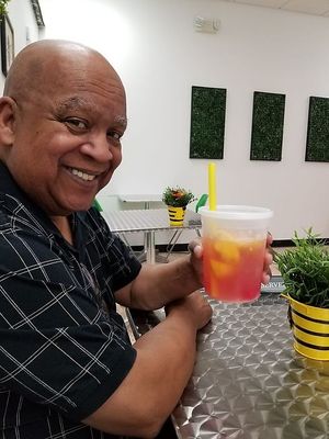Cherry lemonade with fresh chunks of lemon! at Project Animal Freedom - Decatur, IL  in Decatur