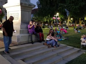 We found this spot to sit at the park at Project Animal Freedom - Decatur, IL  in Decatur