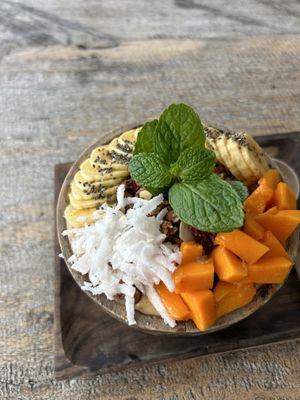 Smoothie bowl  at Next Level Cafe in Penida Island