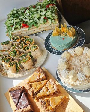 Birthday table at Moonihelves in Tallinn