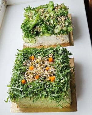 Sandwich cakes at Moonihelves in Tallinn