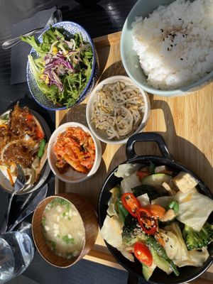 Stir fried veggies  at Sun and Moon Eatery in Launceston