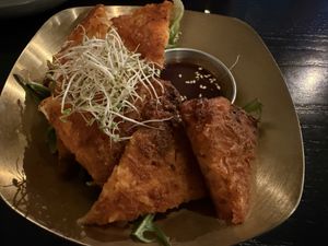 Kimchi pancake   at Sun and Moon Eatery in Launceston