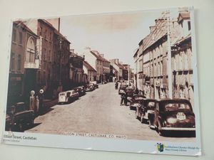 Old photos of the area at Castle Books  in Castlebar