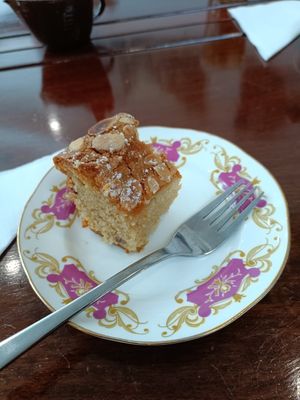 Lemon & blueberry cake at Castle Books  in Castlebar