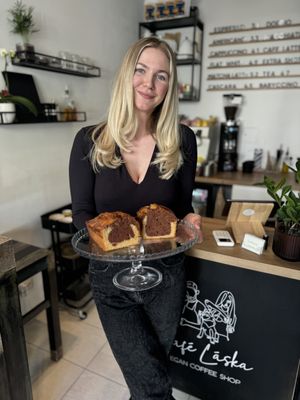 Home made cakes  at Café Láska in Vienna