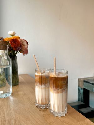 Caffe Latte on Ice ✨  at Café Láska in Vienna