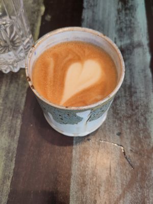 Oat cappucino at Café Láska in Vienna