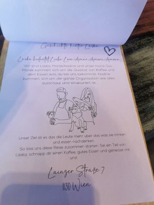 Their story at Café Láska in Vienna