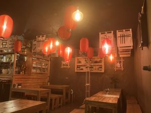 Indoor seating  at Daizu Ramen in Berlin