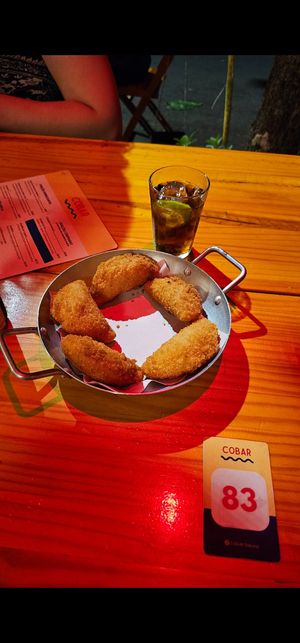 Risoles de shimeji at Cobar in Bauru