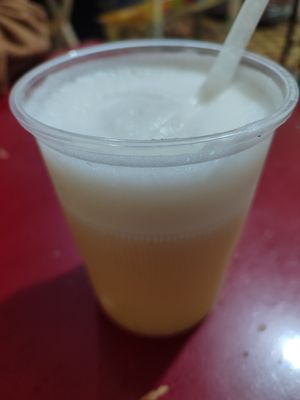 Pineapple juice at Los Cheros Pupuseria Y Tipicos in Quetzaltenango
