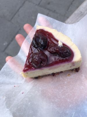 Gf cheesecake was good  at Sophie Sucree in Montreal