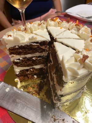 Yummy. Carrot Cream  at Sophie Sucree in Montreal