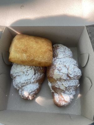 Almond and spinach/feta croissants   at Sophie Sucree in Montreal