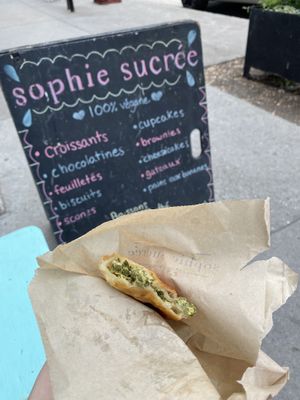 Spinach Feta Pastry  at Sophie Sucree in Montreal