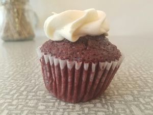 Red Velvet Cupcake at Sophie Sucree in Montreal