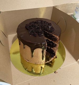 the chocolate cake  at Sophie Sucree in Montreal