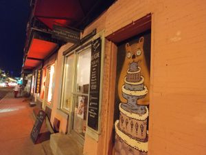 Front of store at Sophie Sucree in Montreal