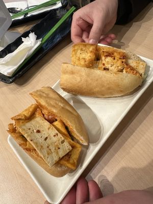 Tofu Lemongrass banh mi  at Saigon Lotus - Yonge in Toronto