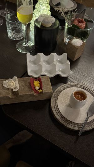 Gerookte paprika soep met mini tacotjes  at De Basiliek in Groningen