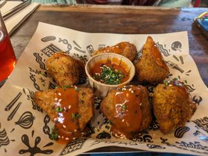 Cauliflower wings at Mad Mad Vegan - Barcelona in Barcelona