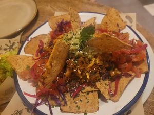 Great nachos, could've done with more cheese at Mad Mad Vegan - Barcelona in Barcelona