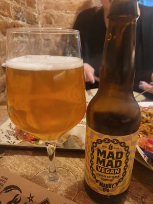 Branded craft beer range at Mad Mad Vegan - Barcelona in Barcelona