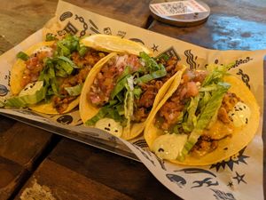 Tacos los chingones de Toluca at Mad Mad Vegan - Barcelona in Barcelona